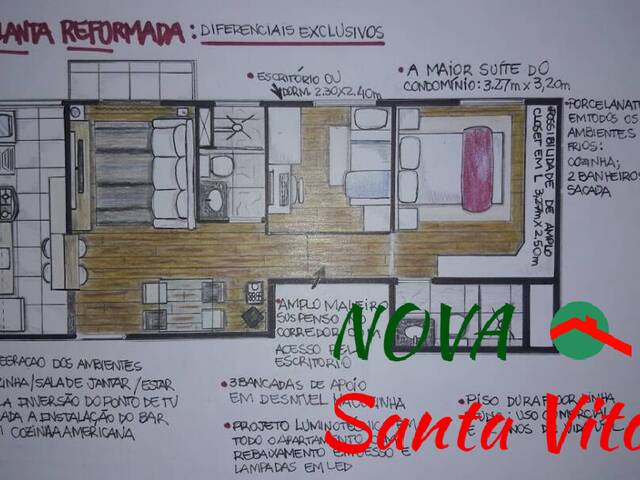 #54 - Apartamento para Venda em Santo André - SP - 3